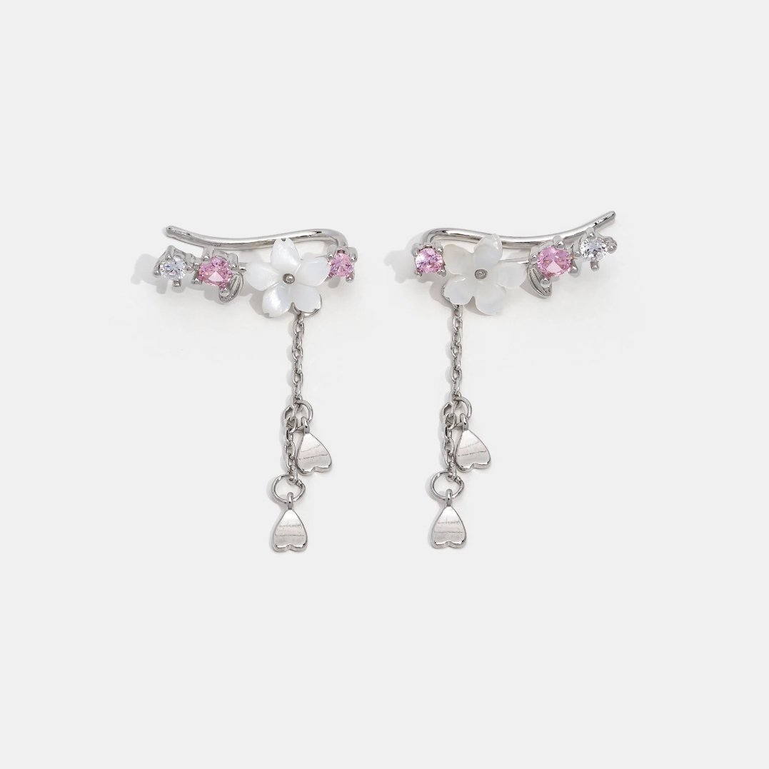Boucles d'oreilles fleurs de cerisier