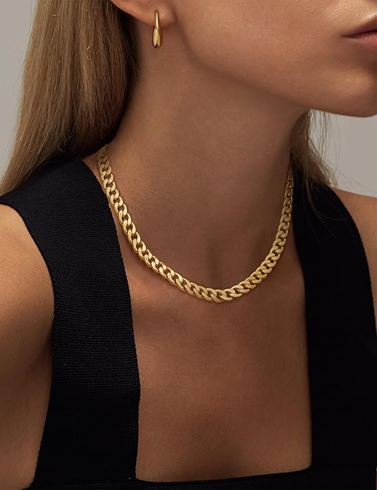 Cavaro™ | Gold Chunky Cuban Link Necklace